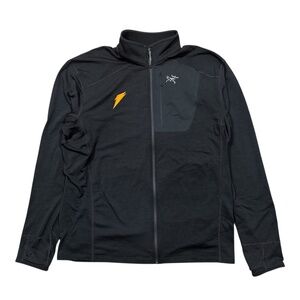 Arc'teryx Delta Fleece Zip Jacket Gatorade Embroidered Logo Black Mens XL